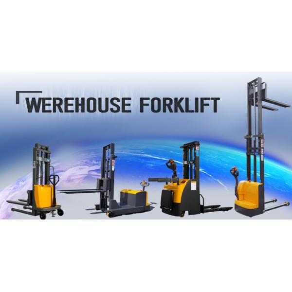 Capacity 1.5t Height-adjustable Professional Electric Material Handler, Electric Walkie Stacker for Workshop Efficiency