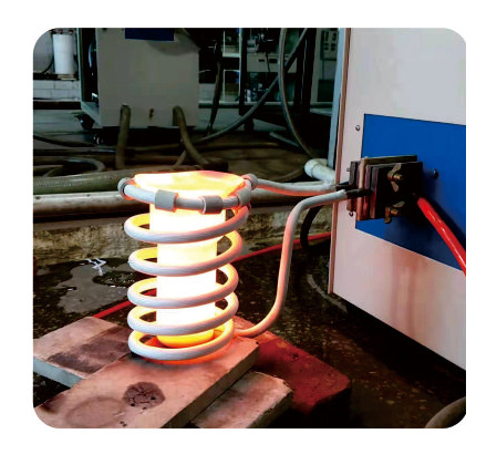 430V Touch Screen Industrial Induction Heating Machine With Automatic Feeding Sytem