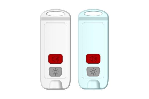 Cheap Safe Sound Personal Alarm 130dB USB Rechargeable Keychain Alarm Self Defense Security Alarm With Mini Emergency LED for sale