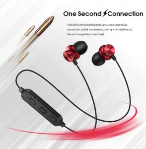 Quality 4.2 version quick connection metal bluetooth wireless binaural headset stereo subwoofer bluetooth headset metal magnetic wholesale