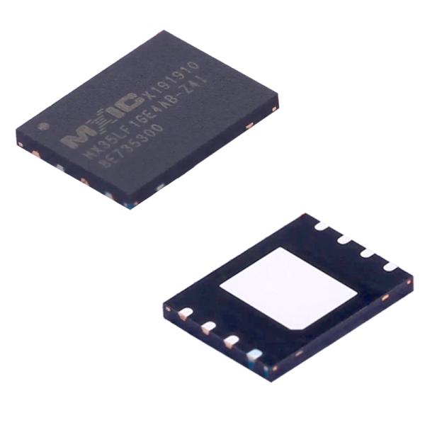 1Gb SPI NAND Flash Memory 3V 104MHz WSON-8 MX35LF1GE4AB-Z4I