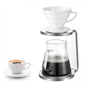 China White Pour Over Coffee Makers 0.6L Capacity 240V Drip Coffee Maker on sale