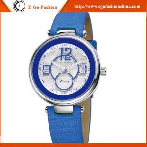 China KM28 Blue Orange Pink Lady Watch PU Leather Original KIMIO Woman Watches Gift Wristwatch on sale
