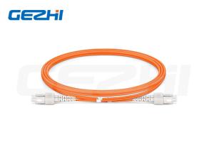 China SC UPC To SC UPC Duplex OM1 Multimode Patch Cord For CATV Network on sale