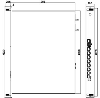 NSP-1962-2F Network Firewall Hardware 1U 6LAN IPC 6 Intel Giga LAN Optional 2 Giga SFP