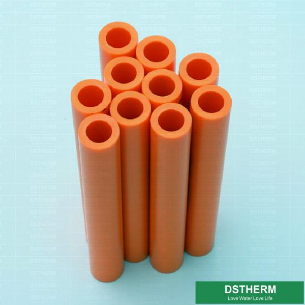 Cheap Ppr Pipe Orange Color Polypropylene Random Type C Ppr Pipe Cold and Hot Water Supplying Ppr Pipe for sale