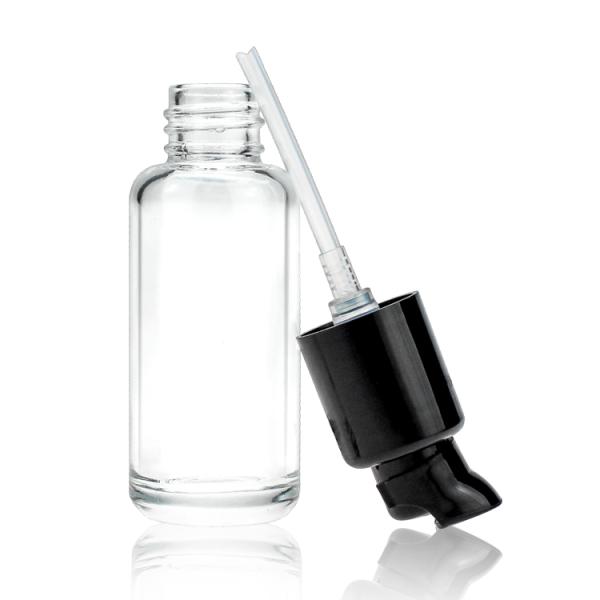 30 Ml Round Glass Cosmetic Liquid Foundation Bottle Perfect Glass Container For Women F129