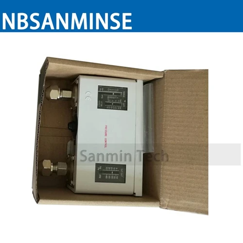 NBSANMINSE PC58 G NPT 1/4 UF7/16 M12X1.25 Dual Pressure Switches In Air Water With Two Pressure Set Points In One Switch