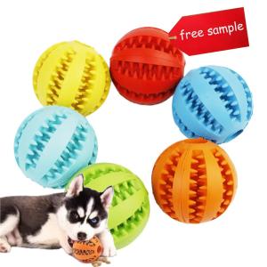 Buy cheap Rubber TPR 5cm Interactive Dog Ball Toys Indestructible Dog Ball Blue Orange from wholesalers