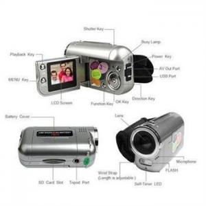 China 128 MB USB1.1 HD Mini DV Camcorders With Automatic Electronic Shutter For Kids on sale