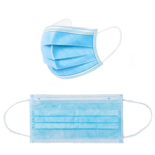 Outdoor Use Disposable Face Mask High Fluid Resistance No Valve Type
