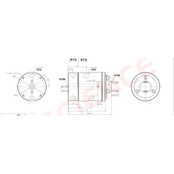 Pneumatic Rotary Unions 2 Passages 12 Circuits 2A Rotary Joint