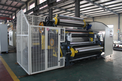 Cassette Type Corrugated Cardboard Machine , Width 2200mm Carton Box Making Machine