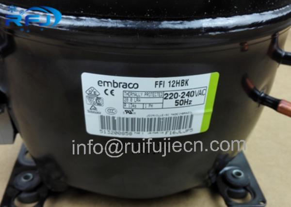 Cheap 1/3HP Embraco Aspera Compressor FFI 12HBK , Refrigeration compressor embraco r134A for sale