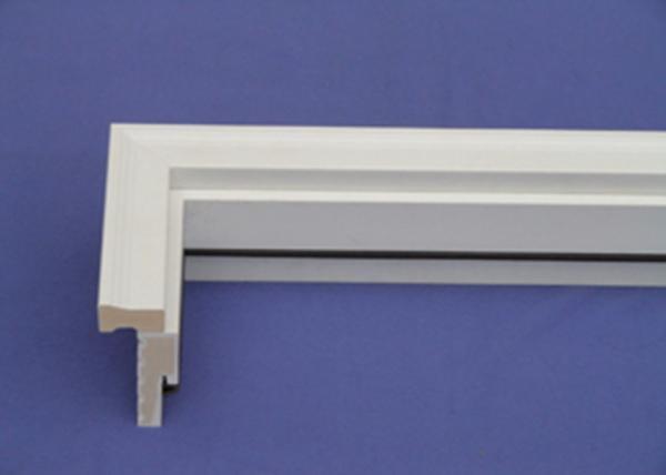 Cheap PVC WPC Door Frame Foam Decorative Moldings , Brick Mold White Vinyl PVC Mouldings for sale