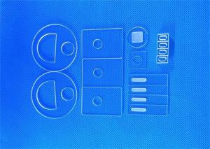 China XRD Sample Tank Test Sheet Carrier Chip Slotted Quartz Glass Sheet Sample Tank Can Be Customized on sale