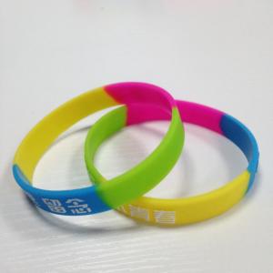 Quality Fashion Design Colorful Silicone Bracelets for man/kid/woman wholesale