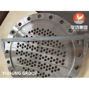 ASME SA182 F316L Floating Tube Sheet Heat Exchangers / Boiler Tube Sheet