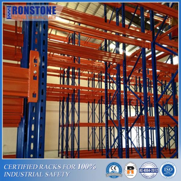 Cheap New Type High Density Customized VNA Pallet Cargo Rack System for sale