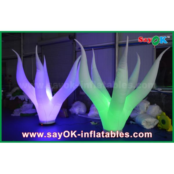 1.5m High Nylon Cloth Inflatable Lighting Coral Water Plant For Stage Decoration