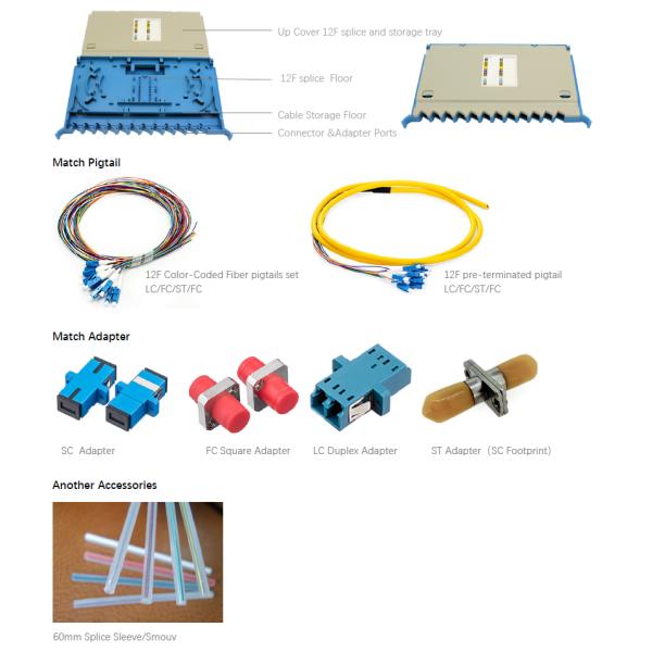 72 Cores ODF Patch Panel Rack Mountable For FTTX Project And Data Center