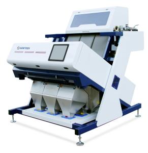 High Efficiency CCD Rice Color Sorter 3 Chute , Optical Sorting Machine