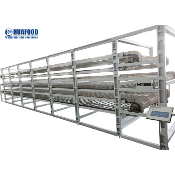 Light Industry Fruit And Vegetable Dryer Machine PLC Control One Piece Design