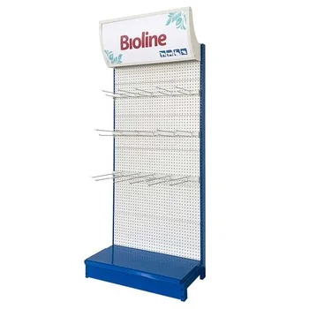 Customized Store Display Shelves 4 Layers Heavy Duty Supermarket Shelves