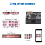 Embedded 1D Barcode Qr Code Scanner Module CCD USB TTL RS232 Interface