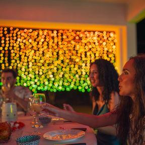 Quality Multiple Scene Modes App Controlled Smart RGBW Curtain Light Strips With Waterproof Design And Timer Function wholesale