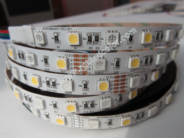 rgb alternating with white color 5050 led strip