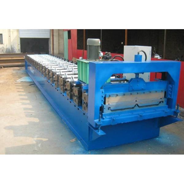 4kw Steel Automatic Roll Forming Machines , Glazed Tile Roll Forming Machine