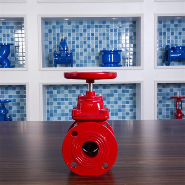 High Temperature PN16 Carbon Steel Gate Valve Elastic GGG50 GGG40 Wastewater