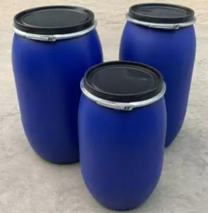 Quality 200L Plastic Barrel Drum With Lid Multifunction High Density PP Oil Drum​ wholesale