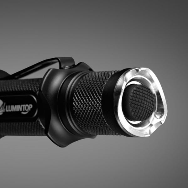 Weapon Amount Custom LED Flashlight Colored Fliter 236m Beam Distance