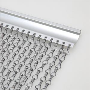 China Multifunctional Aluminium Chain Fly Screen / Chain Insect Screen on sale
