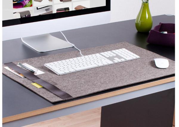 Cheap Multi Functional Office Dual Use 40*80cm Felt Mouse Mat for sale