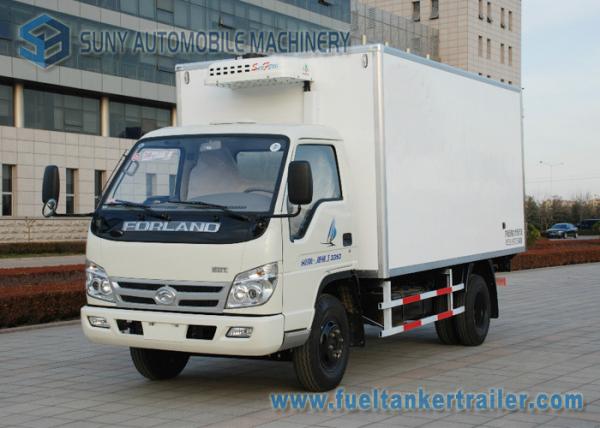 Cheap Right Hand Drive Small 4 ton Refrigerator Van Truck FOTON - FORLAND 4x2 for sale
