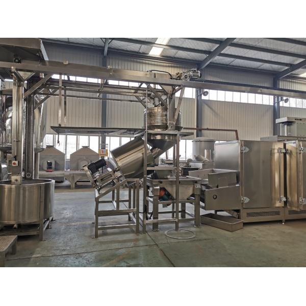 Horizontal 1 Year Warrenty Peeling Peanut Frying Machine