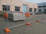 Simple Design Removable Pool Fence , Smooth Surface Temporary Security Gate