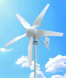 400W 12 / 24V Modern Wind Turbine System Over Speed Control System For Family