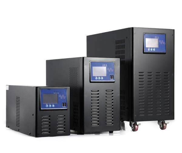 Cheap Comprehensive Protections Solar Power Inverter With LCD + LED Display for sale