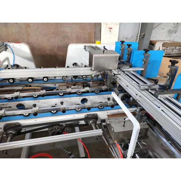 CE Automatic Corrugated Carton Folder Gluer Machine For Cardboard Box Folding Gluing