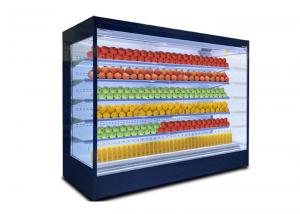 Quality Fruit Display Rack Wall Mounted Refrigerator With Night Curtain wholesale