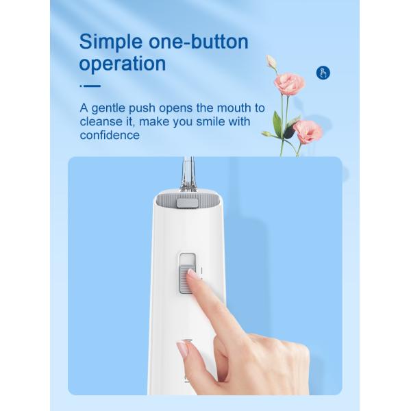 200ml Water Tank Nicefeel Oral Irrigator , Portable Water Jet Flosser