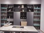 Custom Showcase Glass Display Bookcase E1 Mdf Board Matt Finish