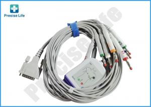 China One Piece Type Schiller ECG Cable 10 Lead With Banana 4.0 Plug TPU Cable on sale