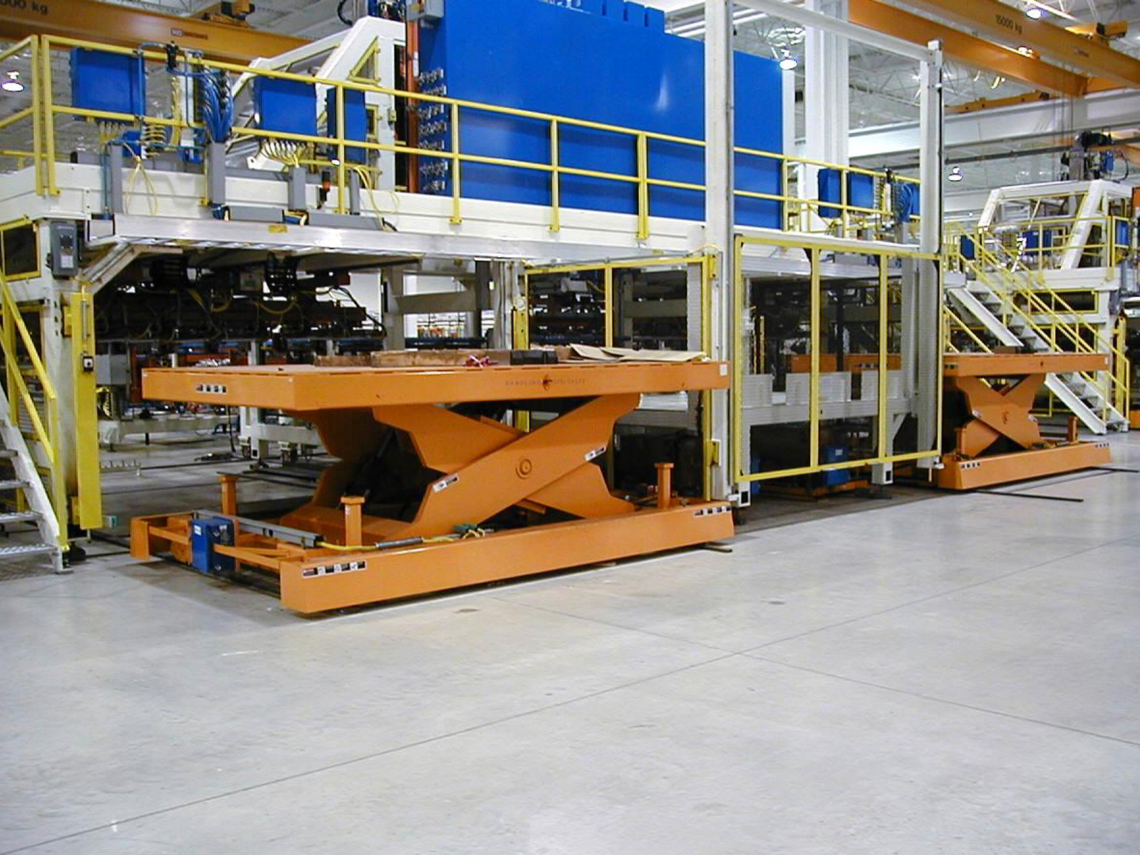 Electric Material Transfer Carts Automated Guided Carts 15000kg Visual