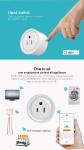 WiFi Smart Plug Mini Outlet with Energy Monitoring, Works with Amazon Alexa Echo