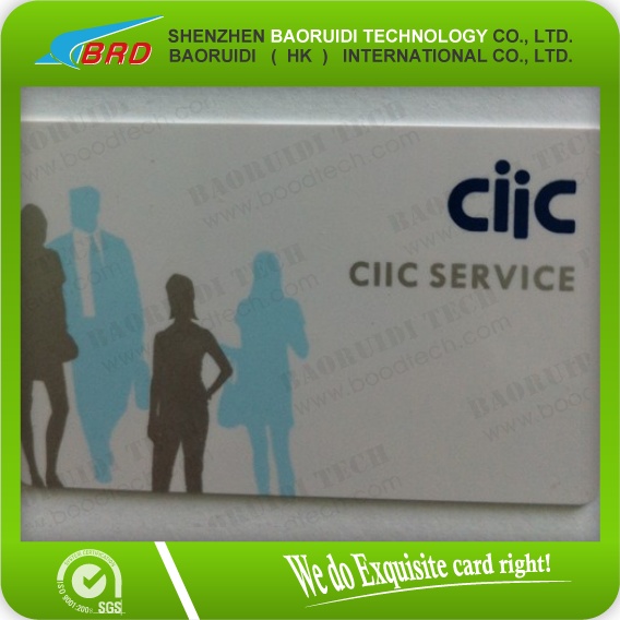 Approved Qr Code PVC Business Card